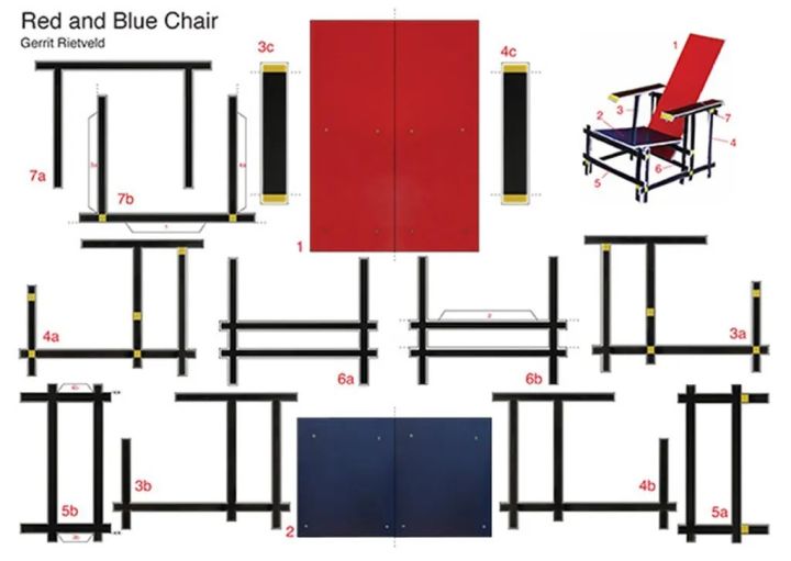 红蓝椅